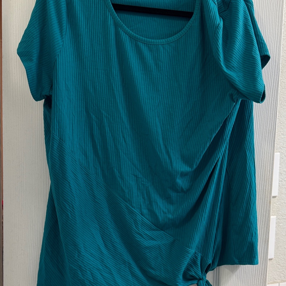 Apt. 9 Teal Short Sleeve Women's Top